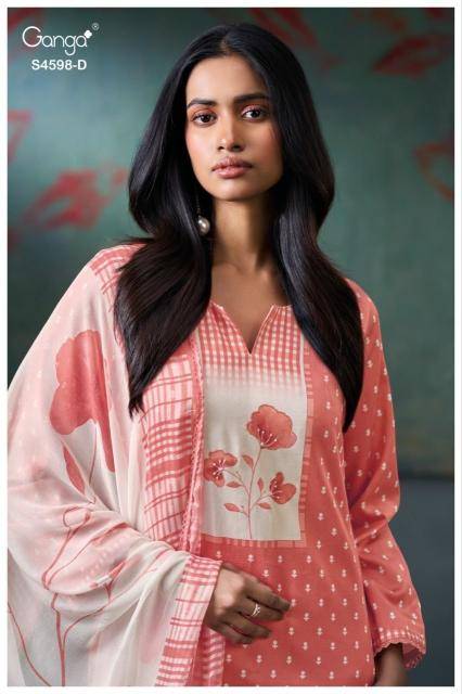 Ganga binal 4598 Dress material manufacturers in Kolkata